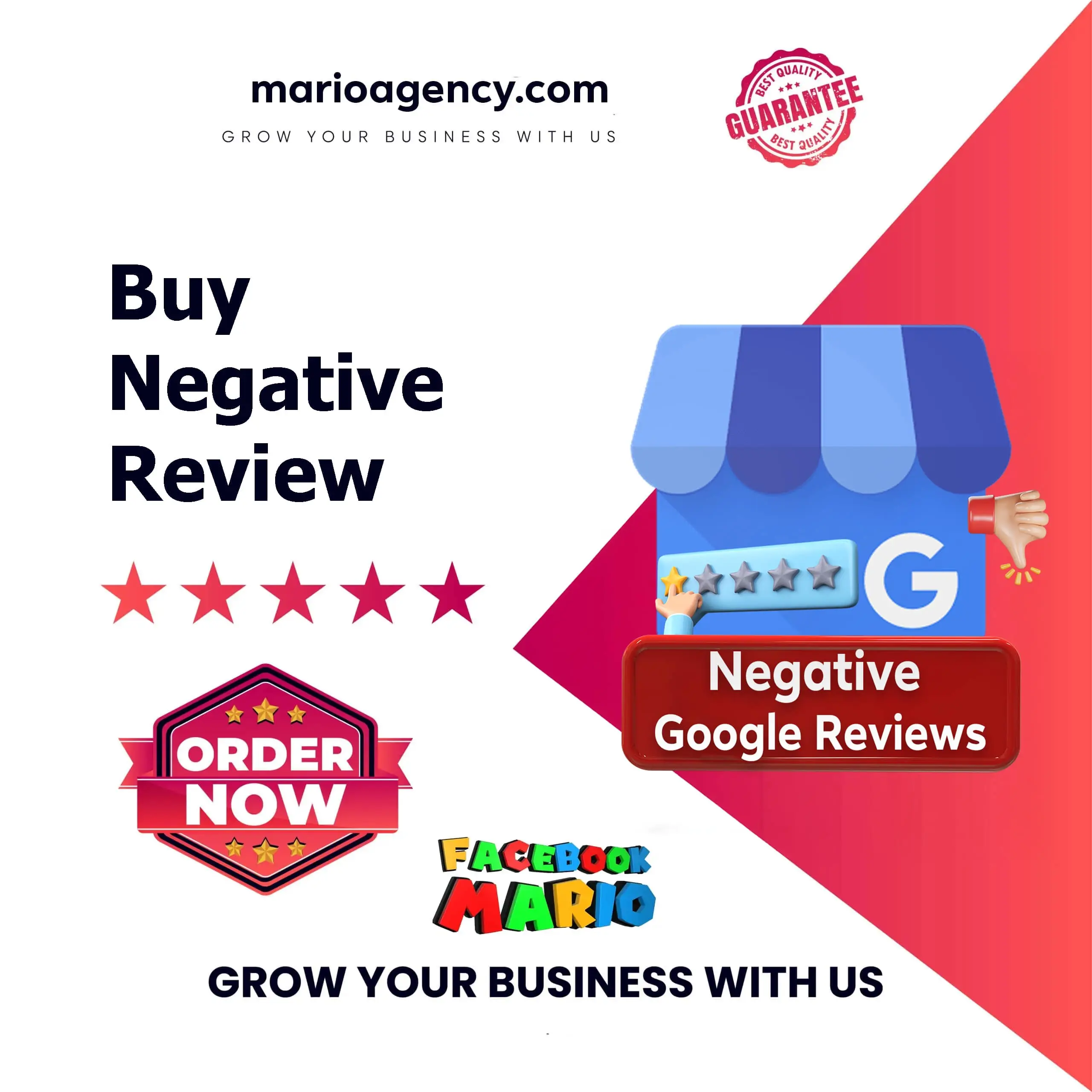 buy negative google reviews