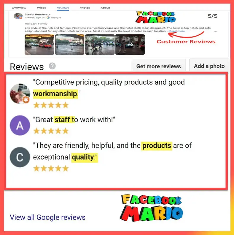 buy google 5 star review from mario agency