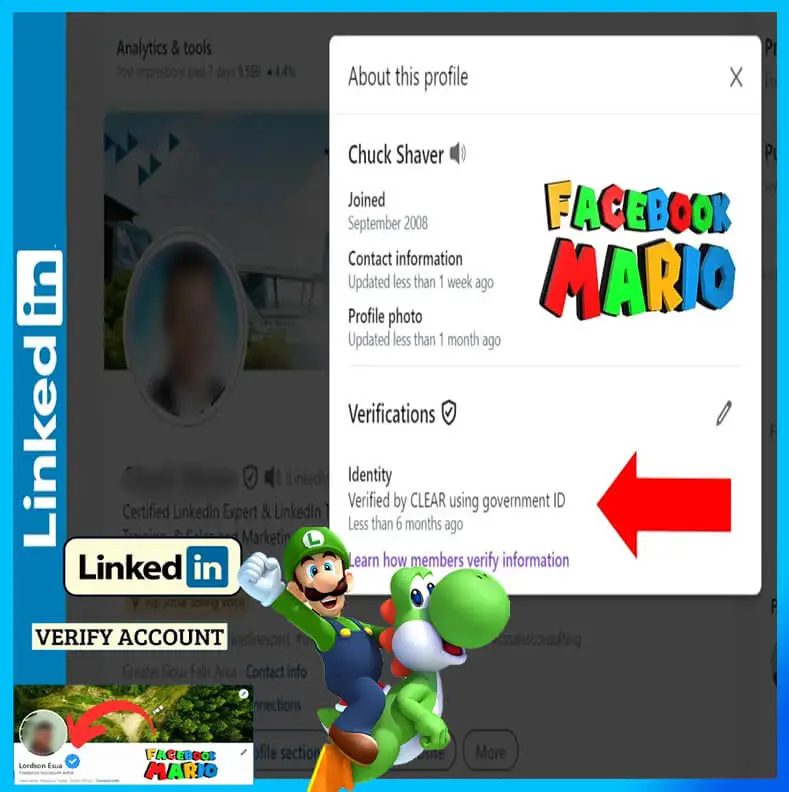 Buy LinkedIn verified account Mario Agency