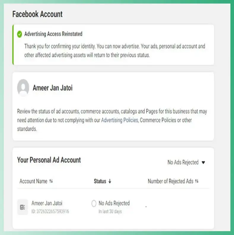 Meta Verified for Business – Reinstated Facebook