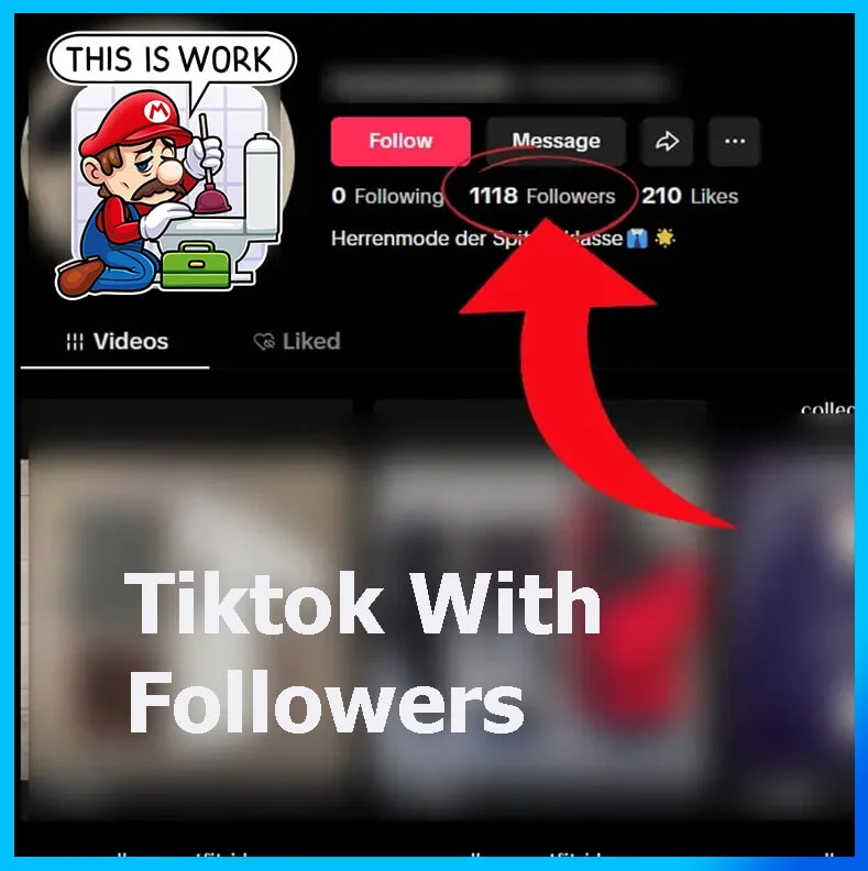 TikTok Account with Followers Mario Agency