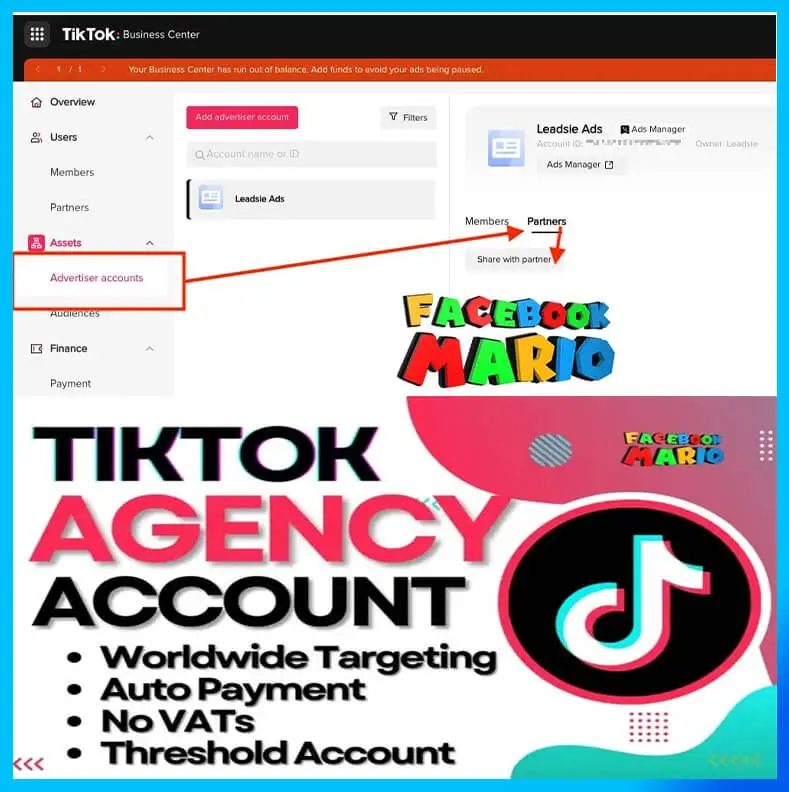 Buy tiktok agency accounts