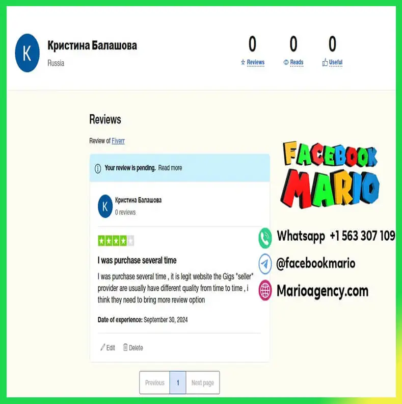 trustpilot review by Mario Agency