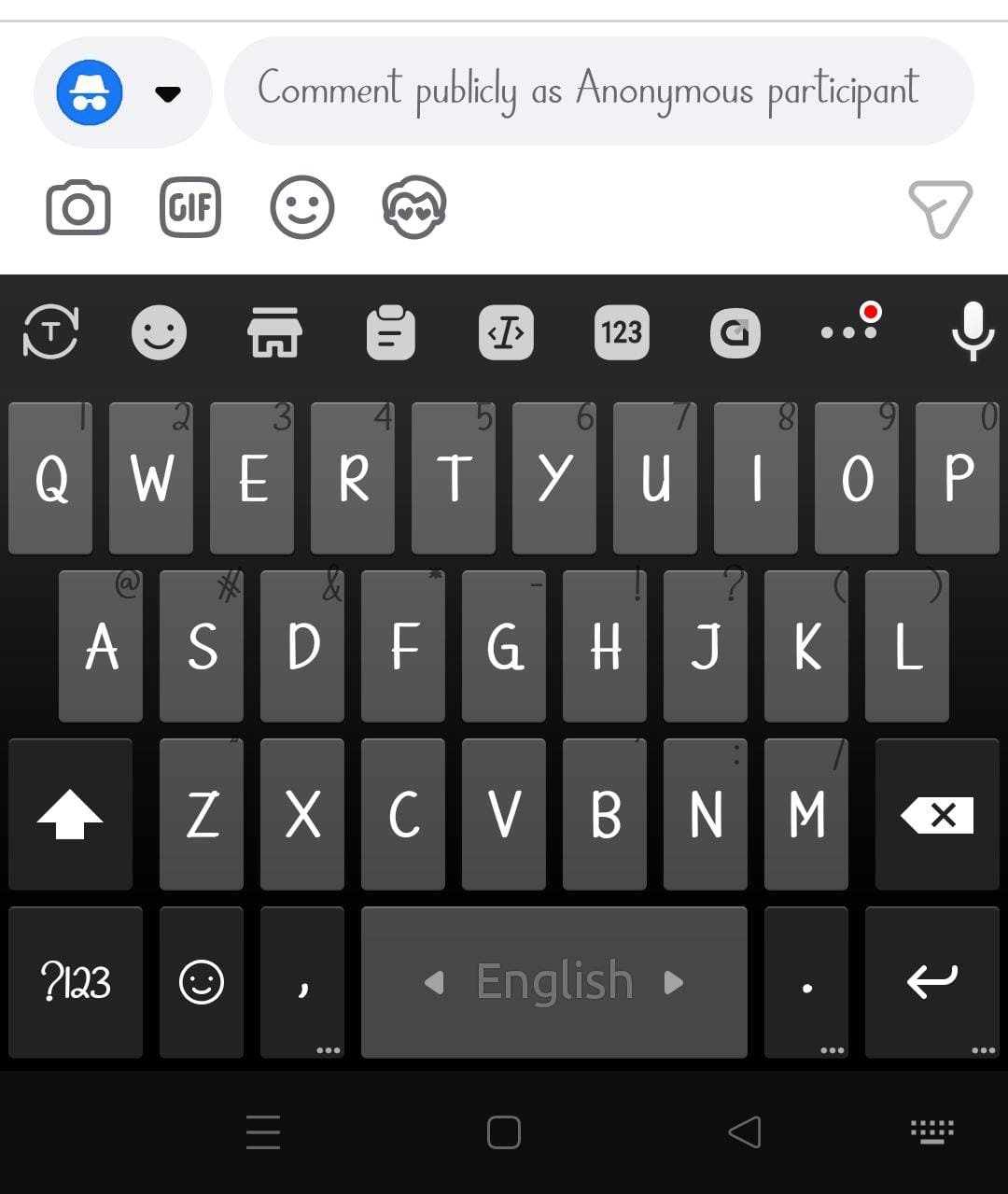 how to comment anonymously on facebook group