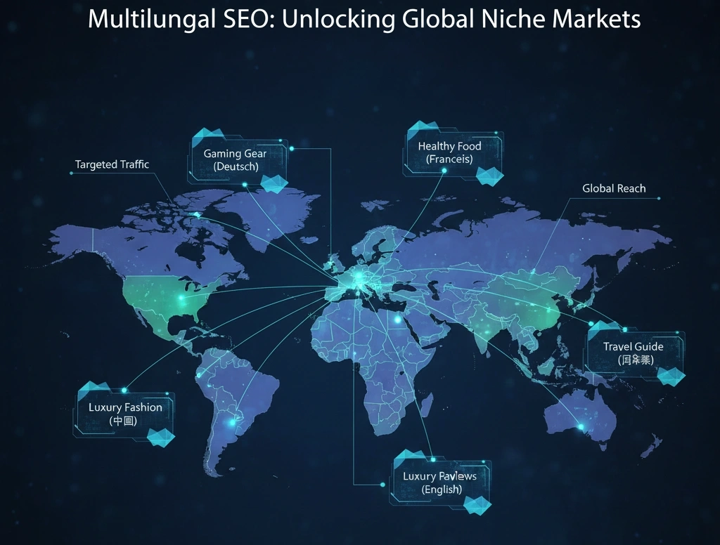 International and niche keyword research strategy visualization